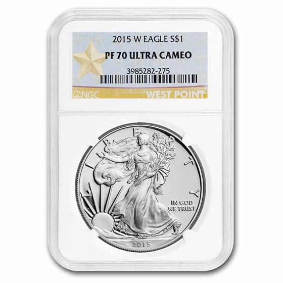 2015-W Proof Silver American Eagle PF-70 NGC 2015-W Proof Silver American Eagle PF-70 NGC